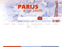 Tablet Screenshot of parijsalacarte.nl